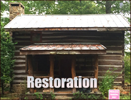 Historic Log Cabin Restoration  Lyons, Ohio